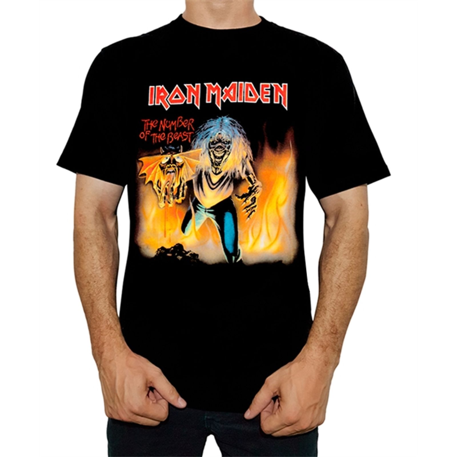 camisa infantil iron maiden