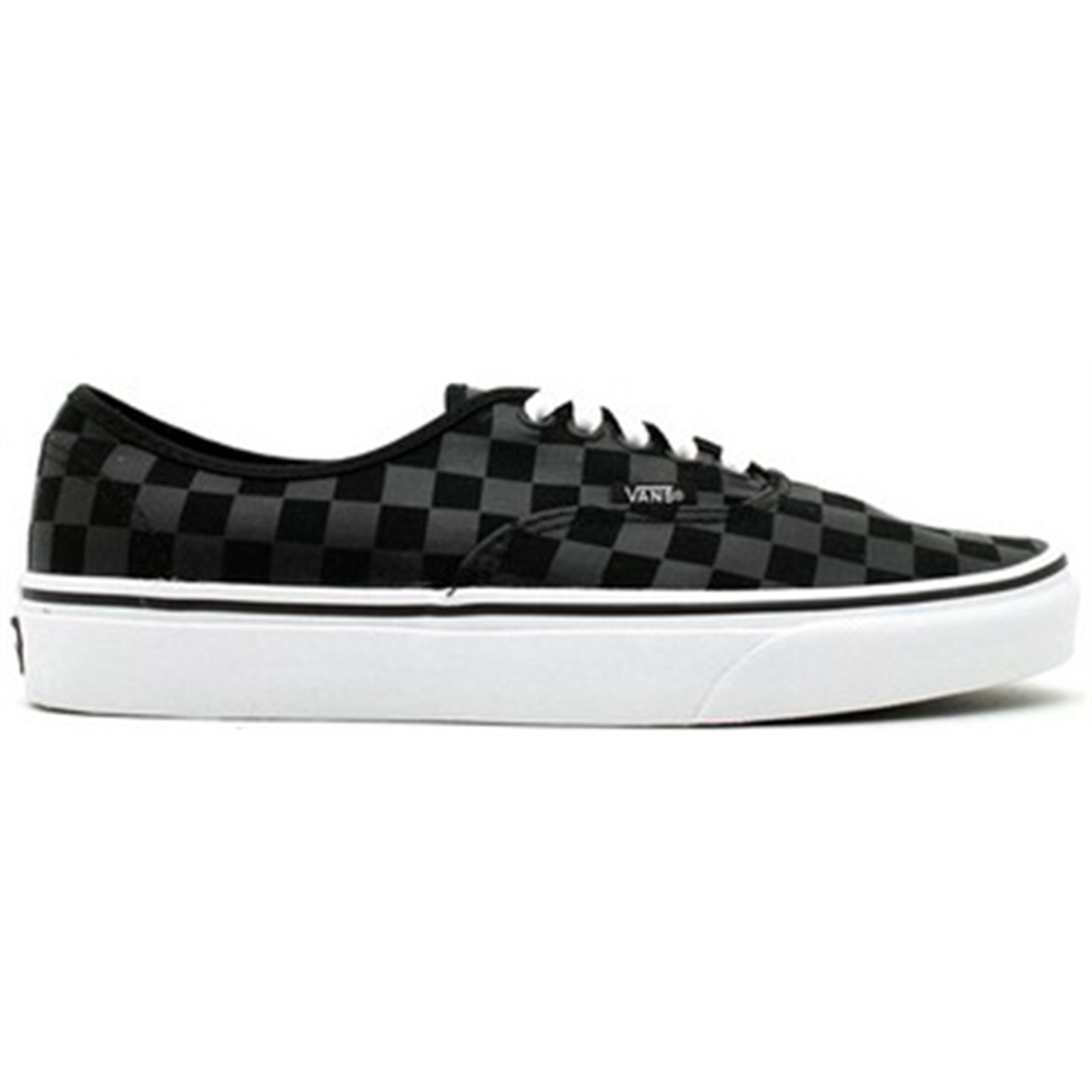 vans authentic checkerboard black