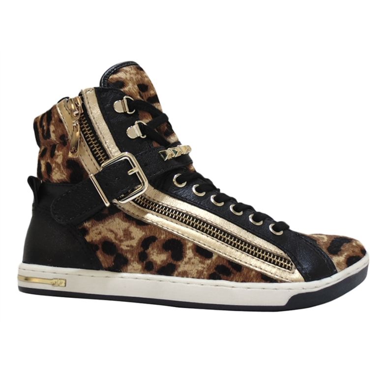 tenis botinha cravo e canela