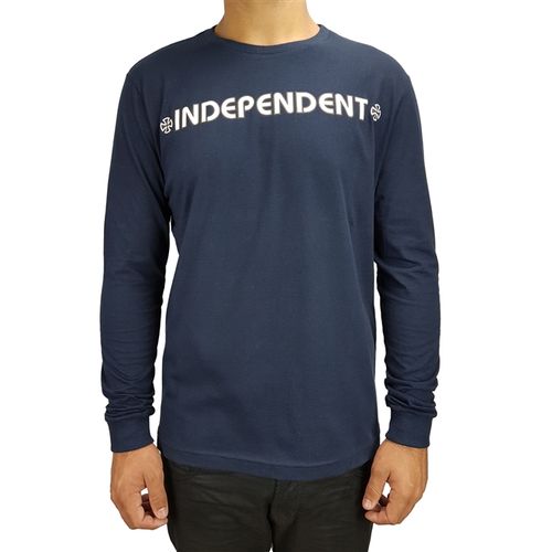 camiseta-independent-manga-longa-bar-cross-marinho