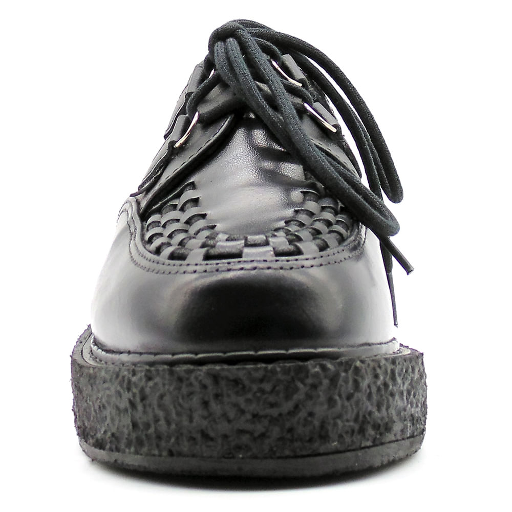 Creeper Vilela Boots Trançado Preto galleryrock