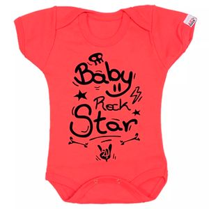 body-infantil-bebe-personalizado-baby-rock-star-vermelho