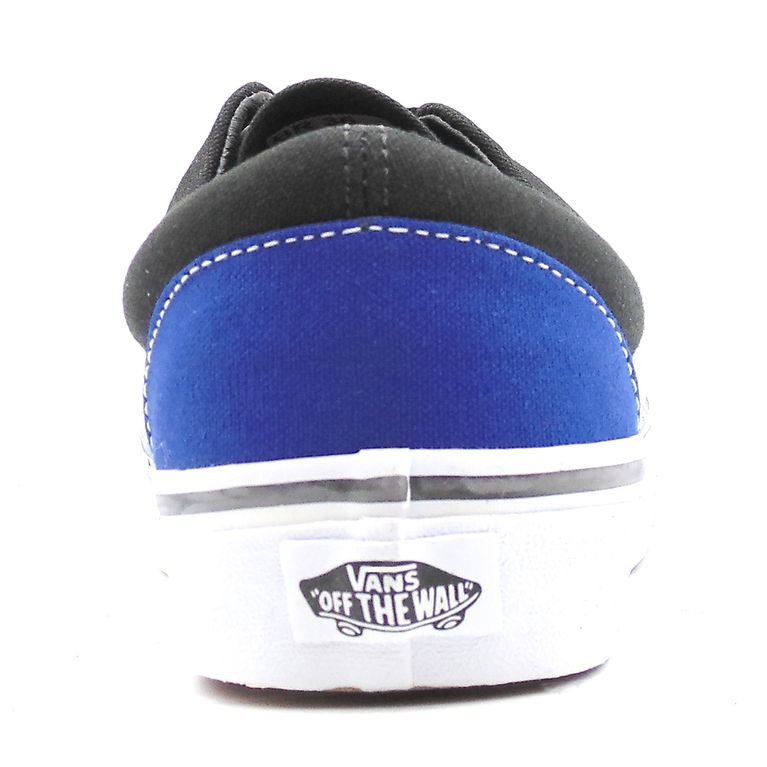 tenis vans azul e preto