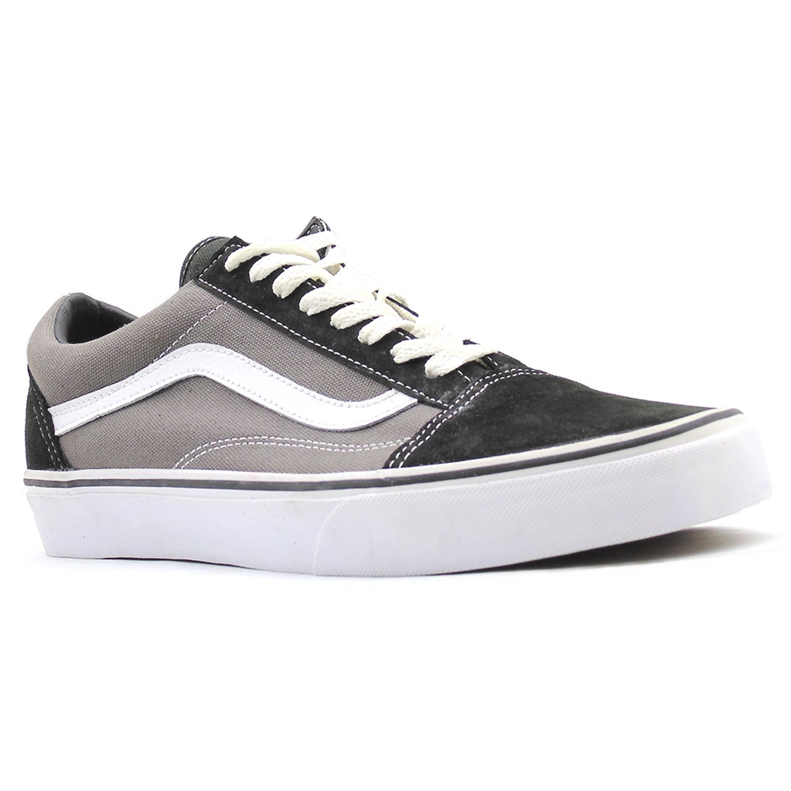 vans preto e cinza