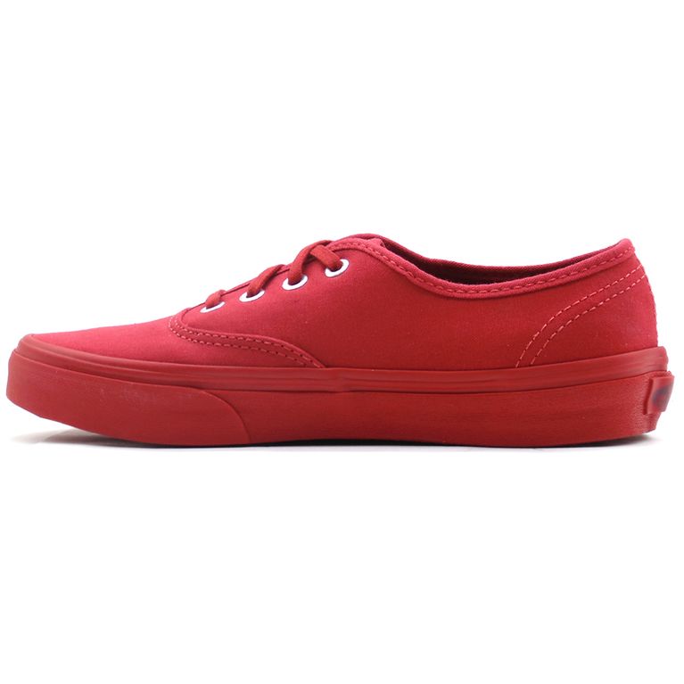 mono red vans authentic