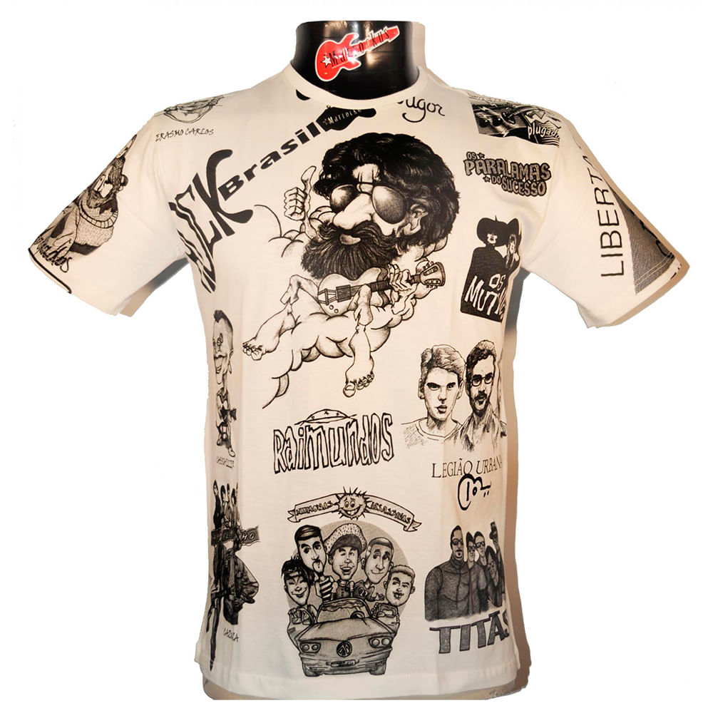 Camiseta Rock Brasil Especial Full Print - galleryrock