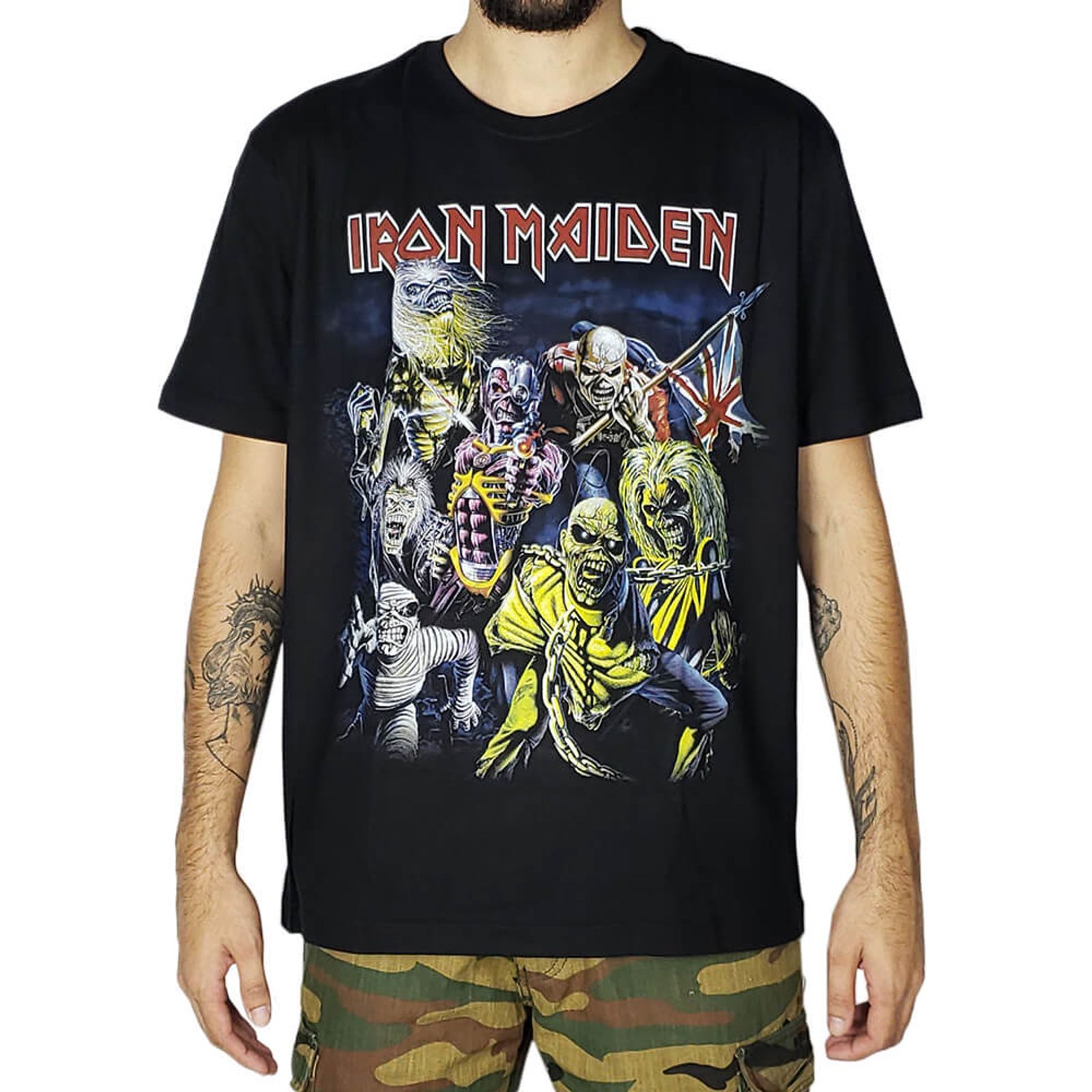 camisa oficial do iron maiden