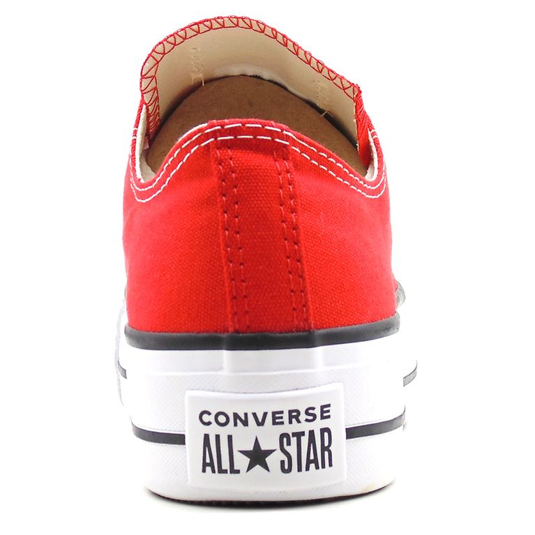 all star cano curto vermelho