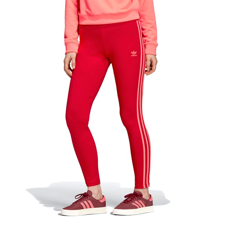 calça legging vermelha adidas