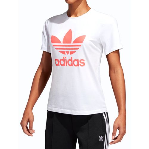 camisa adidas trefoil branca