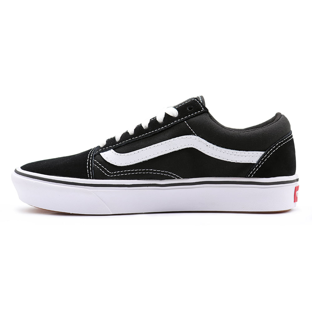 vans old skool comfycush black black