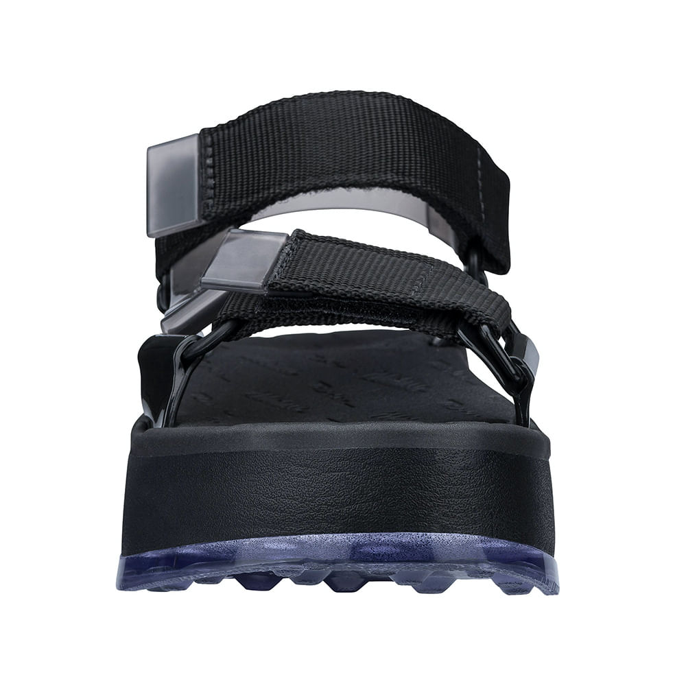 Melissa Papete Platform + Rider - Preto/Fume - galleryrock