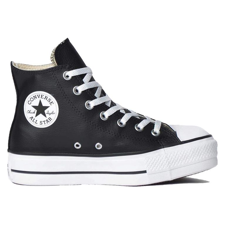 all star preto cano medio plataforma