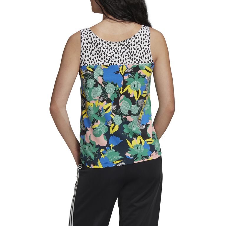 regata adidas feminina floral