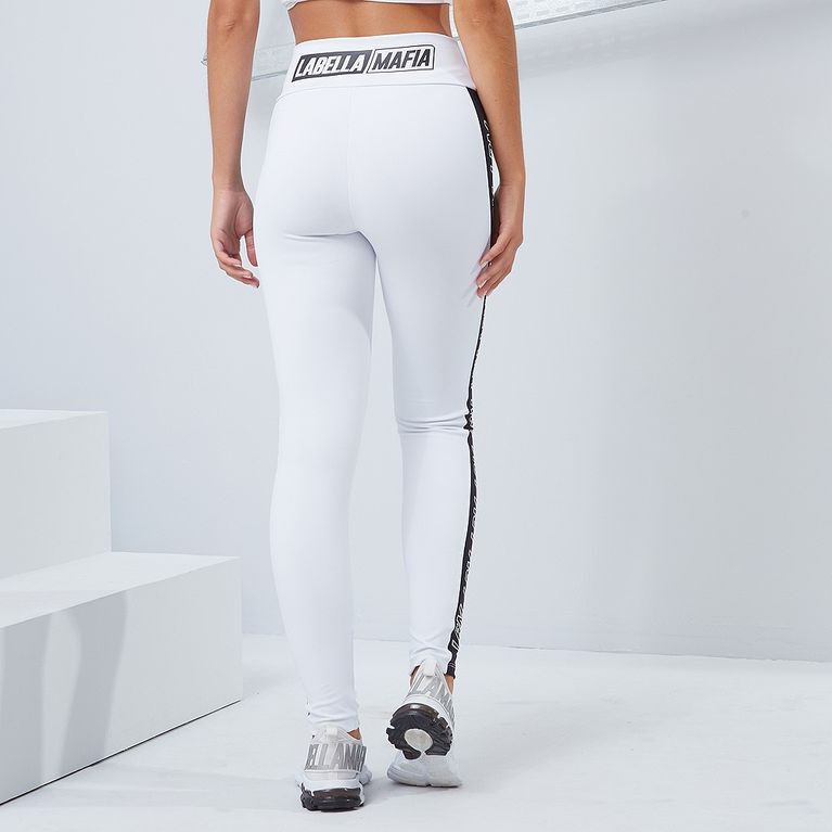 Legging Flag LabellaMafia Preta e Branca