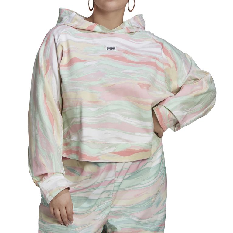 plus size cropped zip up moletom com capuz