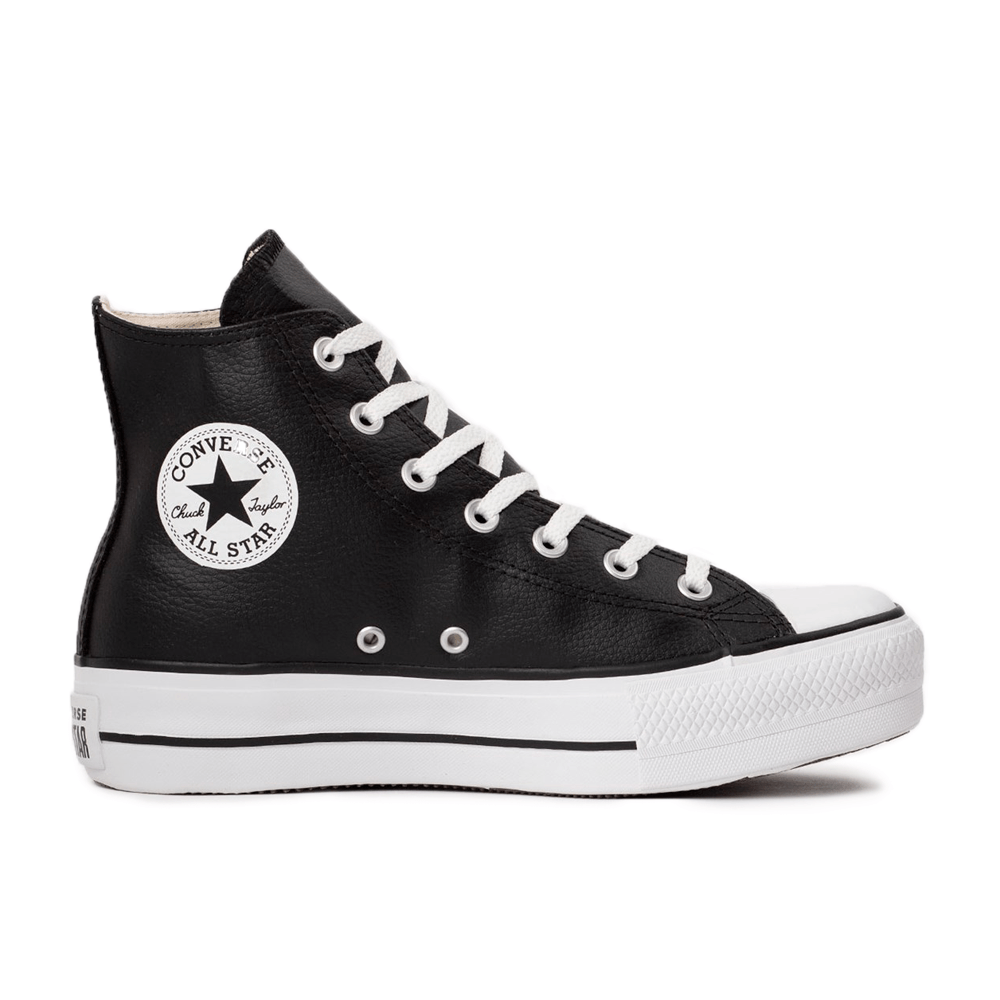 Alto Couro Branco Tenis All Star Cano Medio Couro All Star Branco