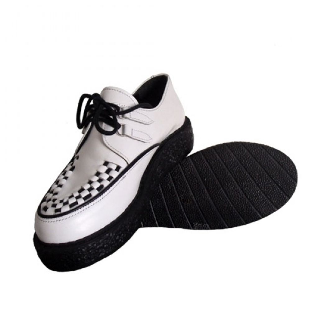 Creeper Vilela Boots Trançado Branco galleryrock