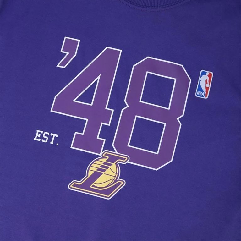 Camiseta New Era NBA Los Angeles Lakers Core - Roxo - galleryrock